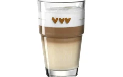 Becher 410ml rose/braun