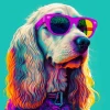 Bild - Dog With Sunglasses II