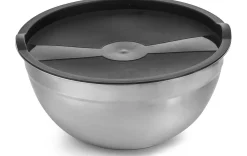 Edelstahl-Schüssel m. Deckel