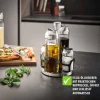 Essig-Öl u. Gewürzmenage 5-tlg.