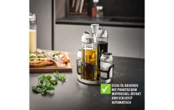 Essig-Öl u. Gewürzmenage 5-tlg.