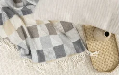 Flauschjacquard Decke