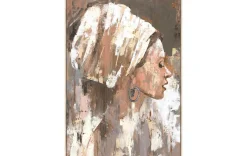 Ölbild Frau mit Turban