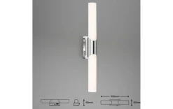 LED Badleuchte chrom