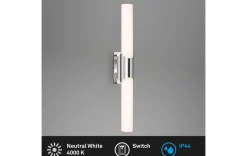 LED Badleuchte chrom