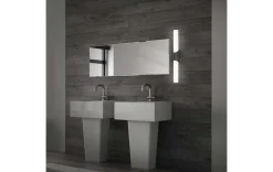 LED Badleuchte schwarz