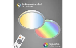 LED Deckenleuchte grau