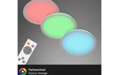 LED Deckenleuchte grau