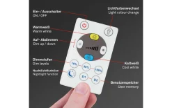 LED Deckenleuchte schwarz