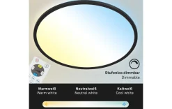 LED Deckenleuchte schwarz