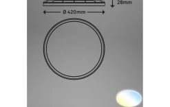 LED Deckenleuchte weiß 42cm