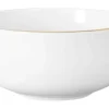 Müslischale mit Goldrand 15cm