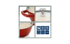 Pfanne mit Glasdeckel 28cm