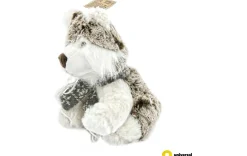 Plüschhund mit Schal