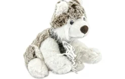 Plüschhund mit Schal