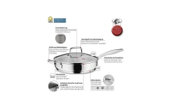 Schmorpfanne mit Glasdeckel 24cm