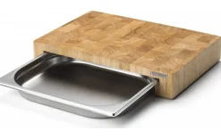 Schneidbrett mit Schublade