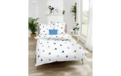 Seersucker-Bettwäsche mit Zipp