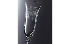 Sektkelch mit Pantographie