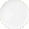 Speiseteller mit Goldrand 27,5cm