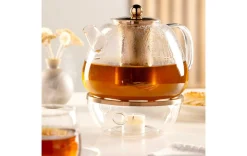 Stövchen Kupfer/Glas