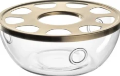 Stövchen Kupfer/Glas