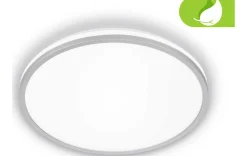 Ultraeffiziente LED Deckenleuchte weiß-chrom