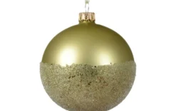 Weihnachtskugel 2-färbig 8cm